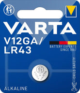 Varta Μπαταρία Κουμπί Λιθίου LR43 V12 GA (1τμχ)